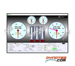Sportdevices Prüfstand-Elektronik Sportdyno Software dashboard